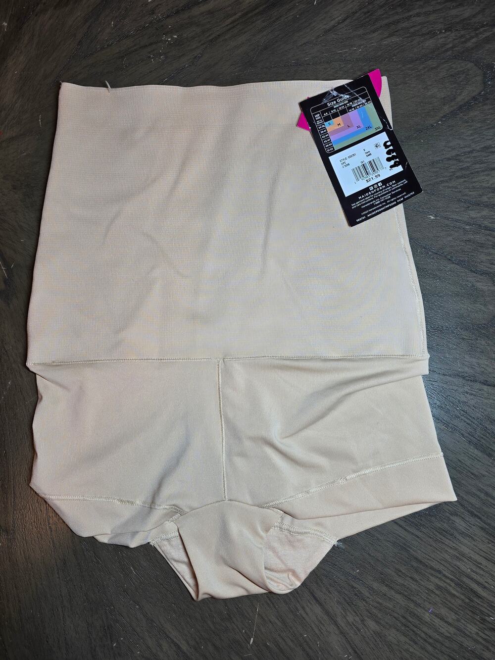 Maidenform High Waist Seamless Shaping Brief Nude